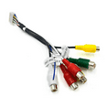 thumbnail image 2 of 20Pin Android Car Stereo Wiring Harness Adapter 7- Audio/Video AUX Cable, 2 of 5