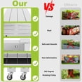 thumbnail image 4 of Joxxoaa Raised Garden Bed with Trellis, Large Outdoor Planter Trellis Box with Drainage Holes and Wheels for Climbing Plants.(White）, 4 of 7