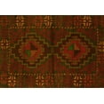 thumbnail image 1 of Ahgly Company Machine Washable Indoor Rectangle Persian Yellow Traditional Area Rugs, 5' x 8', 1 of 4