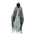 thumbnail image 4 of Capa de Halloween, disfraz de cosplay, túnica de mago gótico medieval para hombre y mujer unisex Gris, 4 of 9