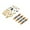 Gold, variant on Almencla RC Car Accessories Links and Shocks Absorber Set Lightweight Sturdy Upgrade Replace RC Car Part for 1/24 RC Crawler Car Fcx24 Gold