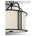 thumbnail image 6 of Matte Black Three Light Pendant from the Rockford Collection, 6 of 7