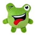 thumbnail image 2 of Pelota de salto de rana verde, juguete de peluche para perros, juguete de peluche interactivo, pelota elástica para perros pequeños, medianos y, 2 of 9