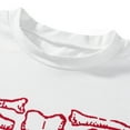 thumbnail image 5 of Women Y2k Gothic Oversized T-shirt Tops Short Sleeve Skeleton Print Graphic Tees Teen Girl Clothes, 5 of 6
