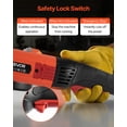 thumbnail image 3 of VEVOR Angle Grinder 5" 10A Electric Grinder Power Tool 10000RPM High-Speed, 3 of 9