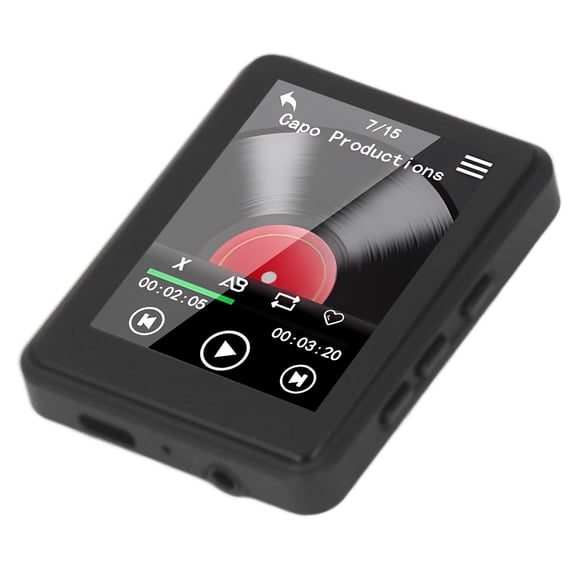 MP3 MP4 Player, Digital Music Player with 2.4 Inch Full Touch Screen, HiFi Stereo Sound, Built in HD Speakers FM Radio Recording Electric Books for Gifts