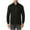 Black, variant on gbyLJF Men's Full Zipper Jacket Regular Fit Solid Color Long Sleeve Coat Silk-covered Cotton Blouse with Zipper Pocket