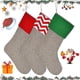 thumbnail image 1 of Christmas Stocking Set Sock Gift Bag Stockings Hanging Cotton And Linen Material Sock For Tree Decorating Supplies Festival Creative Decorative, 1 of 4