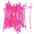 thumbnail image 1 of 50Pcs Creative Flamingo Pattern Drink Muddlers Disposable Beverage Stirrers Swizzle Sticks Mixing Sticks Stirring Rods, 1 of 3