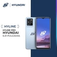 thumbnail image 2 of Celular Hyundai HyLine Pro 6.51" 6GB RAM 128GB 4G LTE Android 13 Dual SIM 5000mAh Teléfono Azul, 2 of 4