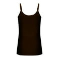 thumbnail image 3 of OGLCCG Compression Tank Tops for Women High Shaping Scoop Neck Camisole Tops Plus Size Seamless Shapewear for Women,S,Brown, 3 of 6