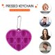 thumbnail image 2 of Juguete para apretar para niños con forma de corazón y burbujas de silicona para aliviar el estrés (púrpura) Tmvgtek Para estrenar, 2 of 9