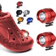thumbnail image 1 of 2 luces LED para zapatos de cocodrilo (color rojo), faros para cocodrilo, luces pequeñas, 2 faros divertidos de cocodrilo para zapatos, pequeñas luces LED para adultos y niños, brillo de cocodrilo, para pasear perros y acampar Sincero Electrónica, 1 of 5