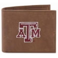 thumbnail image 1 of ZeppelinProducts TAM-IWE1-CRZH-LBR Texas A&M Passcase Embroidered Leather Wallet, 1 of 1
