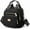Black, variant on Ladies Shoulder Bag Nylon Waterproof Crossbody Small Lightweight Backpack Multi-Pocket Tote Bag