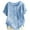Sky Blue, variant on Vmvidoty Women Cotton Linen Crew Neck Short Sleeve Tunic, Tee Shirts Tops Loose Fit, Linen Blouse for Women Green XL