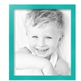 thumbnail image 2 of ArtToFrames 13" x 15" Aqua Picture Frame, 13x15 inch Green Wood Poster Frame (WOM-5186),  Pack, 2 of 7