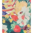 thumbnail image 3 of SARO 5912.M18S 18 in. Square Decorative Throw Pillow with Fruit & Flower Design - Multi Color, 3 of 5