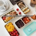 thumbnail image 2 of Recipientes para aperitivos Noxozoqm Grab and Go de acero inoxidable 304, 2 of 7