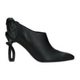 thumbnail image 2 of XYD Women Back Bow Cutout Booties Sculptural High Heel Square Toe Pumps Work Dress Formal Shoes Size 16 Black, 2 of 4