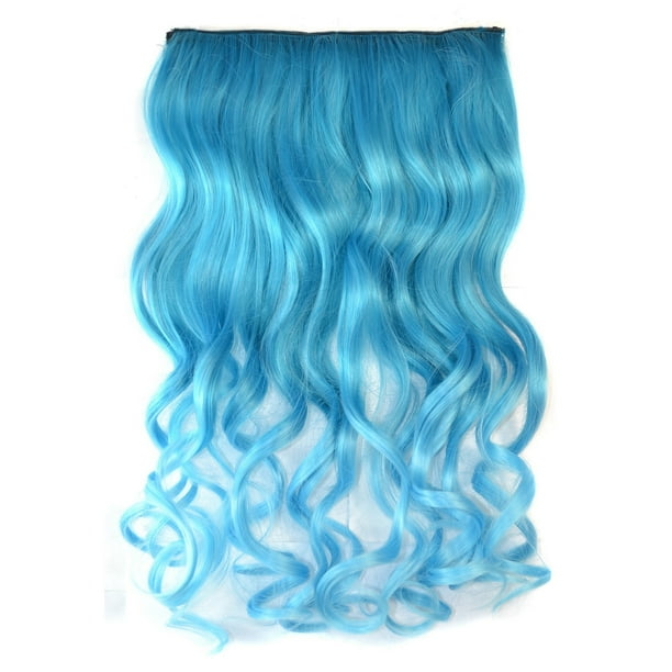 Fiudx Peluca En Clip, Extensión de Cabello En Alta Temperatura, Pieza En Clip En Doble Trama Resistente, Peluca En Color Natural, Elegante En Apariencia, Mejora En Peinado En Las Mujeres, Fácil Insta