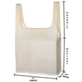 thumbnail image 2 of Reusable Shopping Bags| Foldable Large shopping tote folds in to Small pouch, Heavy duty Shopper tote, 2 of 5