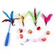 thumbnail image 4 of Purple 13 unids/set interactivo gato pluma campana juguete gato varita surtido gato Teaser, 4 of 4