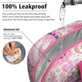 thumbnail image 5 of Womens Pioneer Flower Floral Print Pattern Lunch Box for Work,Insulated Lunch Bag for Women,Loncheras Para Mujer,Leakproof Adult Lunch Bag for Work,Beach,Travel,Picnic,Camping, 5 of 7