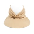 thumbnail image 1 of Chapeau Femme Été Chapeau de Soleil Extérieur Filles Visière de Plage Casquette Dames Queue de Cheval Chapeau Réglable Rouge, 1 of 10