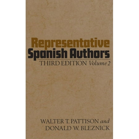 UPC: 9780195014334 | Representative Spanish Authors (Hardcover)