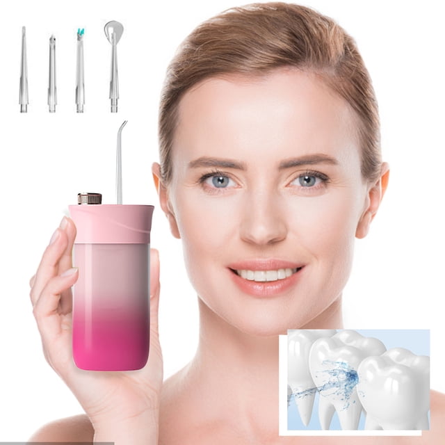 Iumwxz Electric Telescopic Teeth Punch,Portable Home Teeth Scaling And Whitening Teeth Punching Device