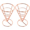 thumbnail image 4 of Shisuyan 2pcs French Fries Stands Cone Basket Fry Holders Snack Fried Chicken Display Racks, 4 of 8