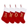 thumbnail image 1 of Love Medias Navideñas, Bolsa De Regalo Con Colgante De, 1 of 8