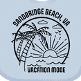 thumbnail image 4 of Inktastic Summer Vacation Mode Sandbridge Beach Virginia Boys or Girls Baby Bib, 4 of 4