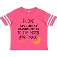 thumbnail image 3 of Inktastic I Love My Great Grandmother to the Moon and Back Boys or Girls Toddler T-Shirt, 3 of 5