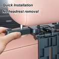thumbnail image 6 of DERCLIVE Car Back Seat Tray Table, Foldable Auto Backseat Food Trays Desk for Rear Passenger Road Trip Eating & Work, Multifunctional Adjustable Travel Tray for Writing/Laptop/Dining/Work, 6 of 9