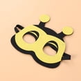 thumbnail image 3 of Máscaras de animales de dibujos animados Máscaras de ojos de media cara Suministros para disfraces de cosplay Favores de fiesta para niños y niñas (abeja), 3 of 5