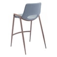 thumbnail image 6 of Set of Two Gray Retro Modern Funk Counter Chairs, 6 of 11