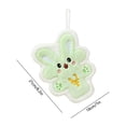 thumbnail image 3 of SLYNSHome Easter Rabbit Hand Towels for Kitchen Green Rabbit Kitchen Hanging Towels Soft Absorbent Towel for Bathroom, 3 of 7