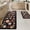 Black/Pink/Red, variant on Kitchen Mats for Floor 2Pcs-Anti Fatigue Non Slip Mats for Kitchen Floor, Cushioned Waterproof & Stain-Resistant Green Plants Floral Mat Set, Laundry Room, Office, Sink, Desk (Dark Green)