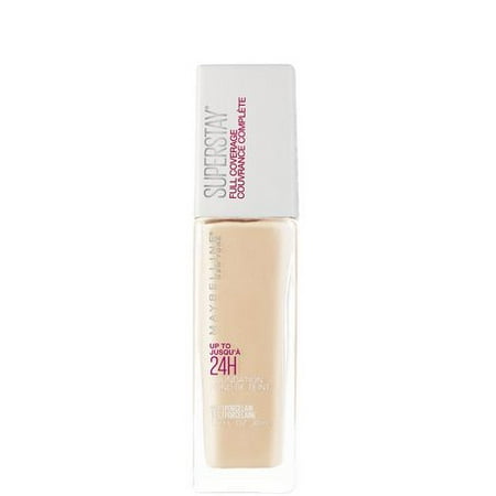 Maybelline Super Stay Full Coverage Foundation, 110 Porcelain, 1.0 (Best Foundation For All Day Coverage)