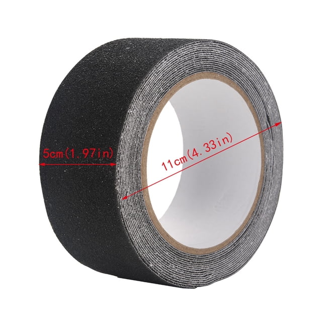 Cinta Antideslizante BuyWeek 5 m x 5 cm PVC para Escalones de Escaleras Seguridad