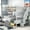 Gray, variant on White Full Over Bunk Bed With Storage Drawers - Accommodates 4, Protects Solid And Long-lasting Guardrails, Improves Organization In Two 4 People, Enhanced Reliable Convenient Space Utilization