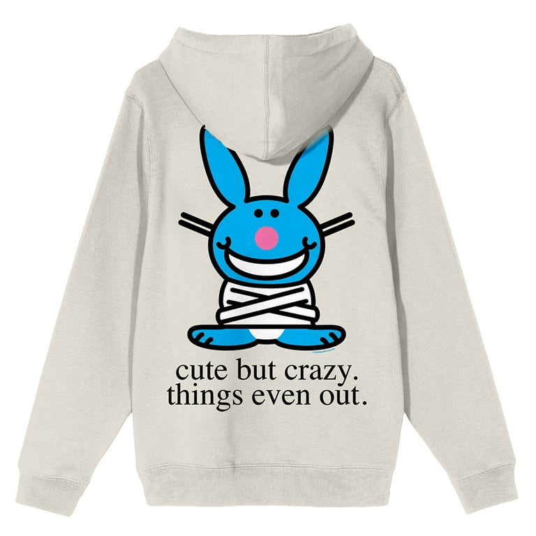 ファッション 通販 It's Adult Sand Sleeve Long Crazy But Cute Bunny Happy トップス