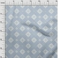 thumbnail image 2 of oneOone Cotton Jersey Light Gray Fabric Floral & Tiles Moroccan Diy Clothing Quilting Fabric Print Fabric By Yard 58 Inch Wide, 2 of 4