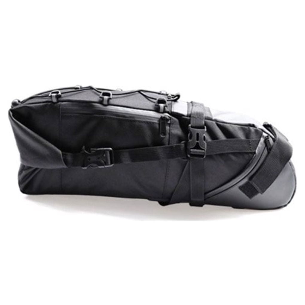 Bike Tail Rear Bag with Reflective Strip Wear-resistant Waterproof