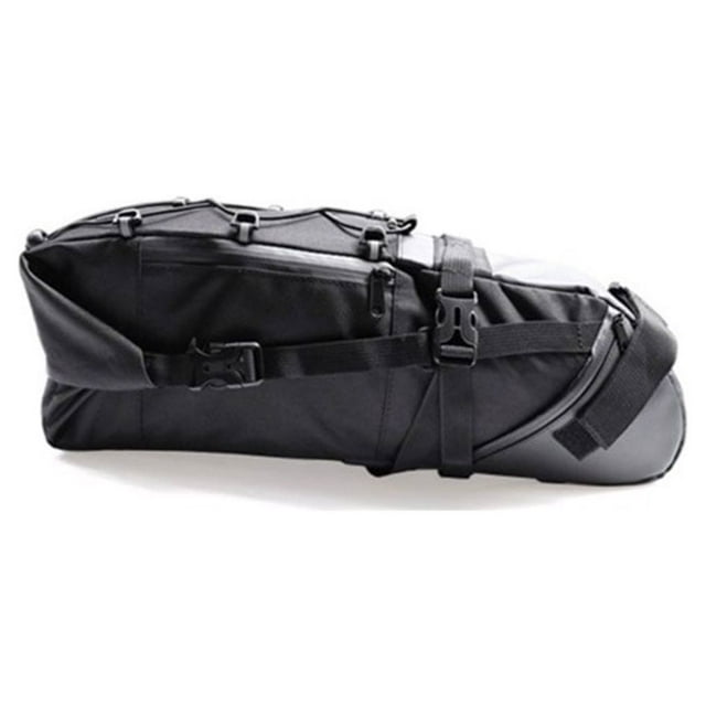 Decodeary Sac Arrière de Vélo avec Bande Réfléchissante Résistant à l'Usure Étui de Transport Pliable 10L/13L