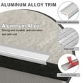 thumbnail image 4 of Uxcell 20pcs Tile Edge Trim 12" x 0.4" Peel and Stick Aluminum Alloy Trim, Matte Silver, 4 of 6