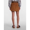 thumbnail image 4 of Scenario Women's and Women's Plus Corduroy Mini Skirt, 17" Length, Sizes 0-28, 4 of 8