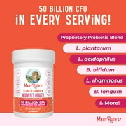 MaryRuth's 3-in-1 Daily Health Probiotic Supplement Women's Hormone Support Gut Health 50 Billion CFU Vegan 30 Count
